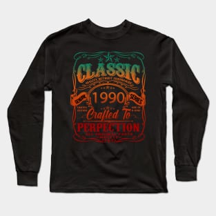 Vintage 1990 Limited Edition 34 Year old 34th Birthday Long Sleeve T-Shirt